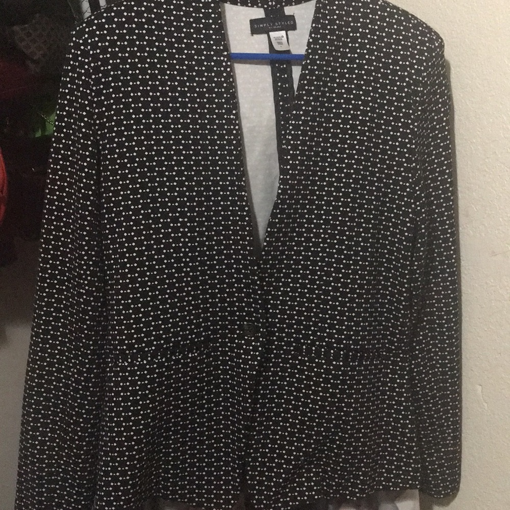 Patterned blazer